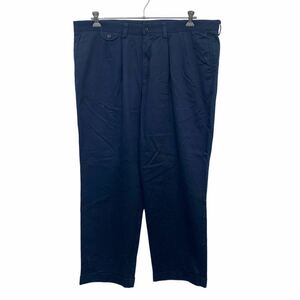 DOCKERS chino pants W42 Docker's tuck entering cotton big size navy old clothes . America buying up 2311-841