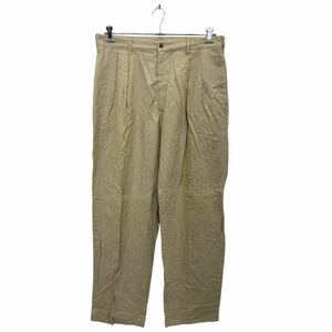Hunt Club chino pants W38 handle to Club tuck entering big size beige old clothes . America buying up 2311-656