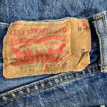 Levi's 501 デニムパンツ W34 リーバイス ボタンフライ インディゴ コットン メキシコ製 古着卸 アメリカ仕入 2311-681_画像9