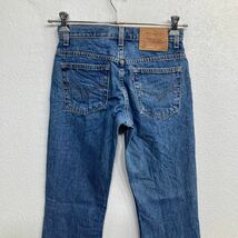 Levi's 505 デニムパンツ W27 リーバイス ジュニアサイズ レギュラーフィット ブルー コットン メキシコ製 古着卸 アメリカ仕入 2311-980_画像5