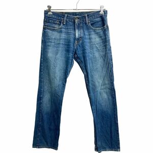 Levi's 514 デニムパンツ W32 リーバイス スリムストレート インディゴ コットン メキシコ製 古着卸 アメリカ仕入 2311-946