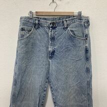 Wrangler デニムパンツ W36 ラングラー ビッグサイズ メキシコ製 コットン 水色 古着卸 アメリカ仕入 2311-631_画像2