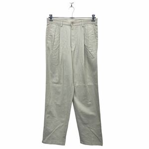 DOCKERS チノパンツ W33 ドッカーズ タック入り コットン ホワイト 古着卸 アメリカ仕入 2311-519