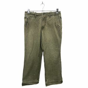 OLD NAVY チノパンツ W33 オールドネイビー コットン グリーン 古着卸 アメリカ仕入 2311-1405