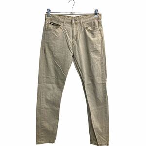 Levi's 508 カラーパンツ W32 リーバイス テーパード ベージュ 古着卸 アメリカ仕入 2311-1036