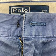 Polo Ralph Lauren チノパンツ W36 ポロラルフローレン コットン ビッグサイズ ブルー 古着卸 アメリカ仕入 2311-66_画像5