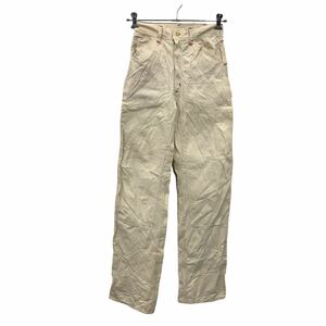 Carhartt ワーク・ペインターパンツ W28 カーハート ホワイト コットン ダブルニー USA製 古着卸 アメリカ仕入 2311-379