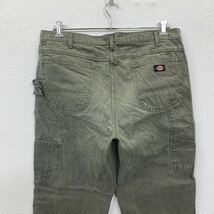 Dickies ワーク・ペインターパンツ W38 ディッキーズ カーキグリーン ビッグサイズ コットン 古着卸 アメリカ仕入 2311-1335_画像6