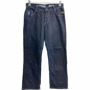 G-STAR RAW デニムパンツ W33 ジースター ボタンフライ ダークネイビー 古着卸 アメリカ仕入 2311-830