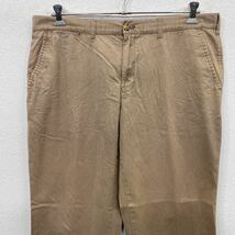 TOMMY HILFIGER チノパンツ W38 トミーヒルフィガー コットン ビッグサイズ ベージュ 古着卸 アメリカ仕入 2311-998_画像2