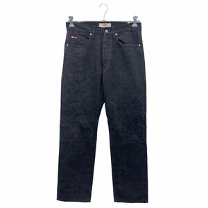 LeeCooper チノパンツ W34 リークーパー レギュラーレッグ ボタンフライ ブラック 古着卸 アメリカ仕入 2312-928