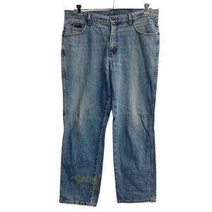 Wrangler デニムパンツ W36 ラングラー ビッグサイズ ブルー コットン 古着卸 アメリカ仕入 2312-861