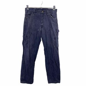 Bulwark ワークパンツ W34 ブルワーク ペインターパンツ カーゴパンツ ダック メキシコ製 ネイビー 古着卸 アメリカ仕入 2312-818