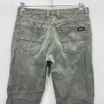 Dickies ワークパンツ W32 ディッキーズ コットン ダック メキシコ製 カーキ 古着卸 アメリカ仕入 2312-761_画像6