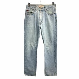 LeeCooper デニムパンツ W34 リークーパー ボタンフライ ライトブルー コットン 古着卸 アメリカ仕入 2312-131