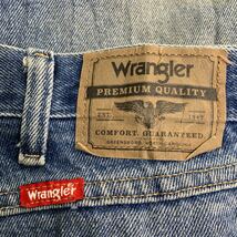 Wrangler デニムパンツ W36 ラングラー リラックスフィット ビッグサイズ ブルー コットン メキシコ製 古着卸 アメリカ仕入 2312-641_画像8