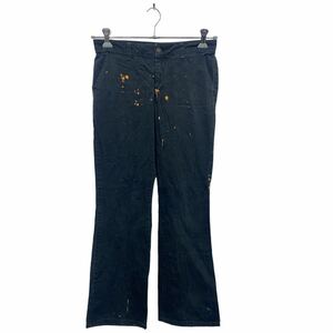 Dickies ワークパンツ W30 ディッキーズ レディース ブラック 古着卸 アメリカ仕入 2312-1190