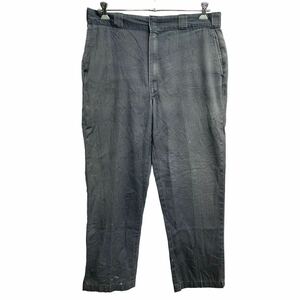 Dickies ワークパンツ W38 ディッキーズ ビッグサイズ グレー メキシコ製 古着卸 アメリカ仕入 2312-1130