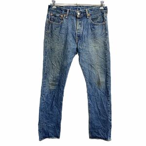 Levi's 501 デニムパンツ W33 リーバイス ボタンフライ ブルー コットン メキシコ製 古着卸 アメリカ仕入 2312-182