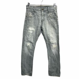 G-STAR RAW デニムパンツ W34 ジースター ボタンフライ グレー 古着卸 アメリカ仕入 2312-939