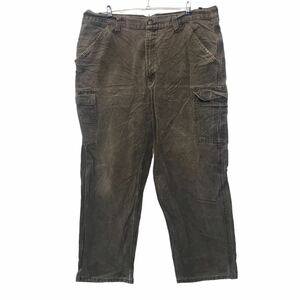  Work * painter's pants W40 большой размер Brown б/у одежда . America скупка 2312-1098