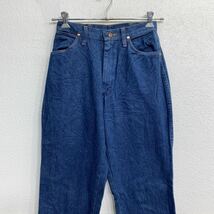 Wrangler カウボーイ ロングパンツ W28 ラングラー レディース 12MWZ インディゴ コットン USA製 古着卸 アメリカ仕入 2312-606_画像2