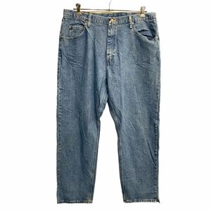 Wrangler デニムパンツ W40 ラングラー リラックスフィット ブルー コットン メキシコ製 古着卸 アメリカ仕入 2312-531