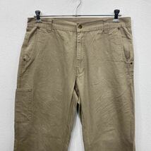 KEY ワークパンツ W36 キー カーゴパンツ コットン ビッグサイズ ベージュ 古着卸 アメリカ仕入 2312-330_画像2