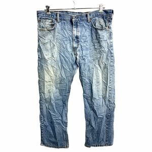 Levi's 505 デニムパンツ W40 リーバイス ストレートフィット ビッグサイズ ライトブルー コットン 古着卸 アメリカ仕入 2401-745