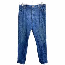 Wrangler カウボーイ ロングパンツ W38 ラングラー 13MWZ インディゴ コットン メキシコ製 古着卸 アメリカ仕入 2401-566_画像1