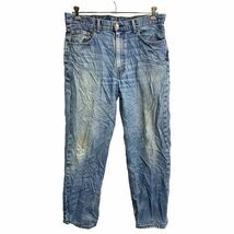 Levi's 550 デニムパンツ W36 リーバイス リラックスフィット ビッグサイズ ブルー コットン 古着卸 アメリカ仕入 2401-880_画像1