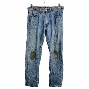 Levi's 505 デニムパンツ W36 リーバイス レギュラーフィット ビッグサイズ ライトブルー コットン 古着卸 アメリカ仕入 2401-917