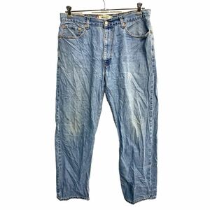 Levi's 505 デニムパンツ W38 リーバイス レギュラーフィット ビッグサイズ ライトブルー コットン 古着卸 アメリカ仕入 2401-648