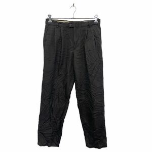 DOCKERS チノパンツ W33 ドッカーズ タック入り ブラック 古着卸 アメリカ仕入 2401-799