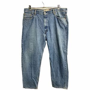 Levi's 550 デニムパンツ W42 リーバイス リラックスフィット ビッグサイズ ライトブルー コットン 古着卸 アメリカ仕入 2401-211