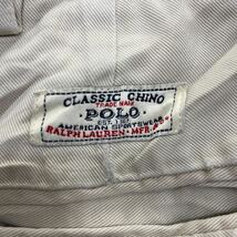 Polo Ralph Lauren チノパンツ W36 ポロラルフローレン コットン ビッグサイズ ホワイト 古着卸 アメリカ仕入 2401-607_画像7