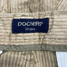 DOCKERS コーデュロイパンツ W30 ドッカーズ タック入り ベージュ 古着卸 アメリカ仕入 2401-813_画像9