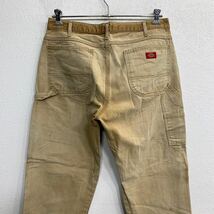 Dickies ワークパンツ W36 ディッキーズ ペインターパンツ ライトブラウンベージュ コットン 古着卸 アメリカ仕入 2401-57_画像7