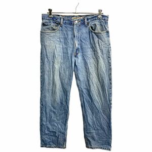 Levi's 550 デニムパンツ W38 リーバイス リラックスフィット ビッグサイズ ライトブルー コットン 古着卸 アメリカ仕入 2401-432