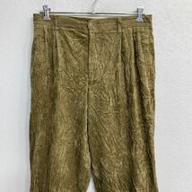 VIBES KHAKIS コーデュロイパンツ W34 ブラウン コットン 古着卸 アメリカ仕入 2404-260_画像2