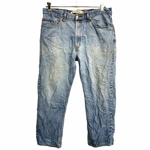 Levi's デニムパンツ W38 リーバイス レギュラーフィット ビッグサイズ ブルー コットン 古着卸 アメリカ仕入 2404-233