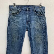 Levi's 505 デニムパンツ W38 リーバイス レギュラーフィット ビッグサイズ インディゴ 古着卸 アメリカ仕入 2404-242_画像2