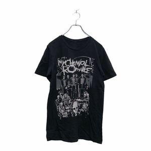 My Chemical Romance 半袖 プリント Tシャツ M~ ブラック ホワイト バンド 古着卸 アメリカ仕入 a604-5438