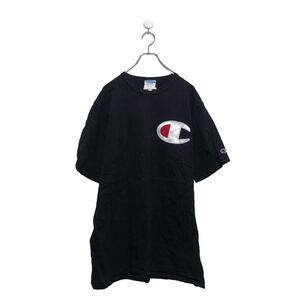 Champion 半袖 ロゴ Tシャツ XL チャンピオン ブラック ホワイト レッド ビッグサイズ 古着卸 アメリカ仕入 a604-5513