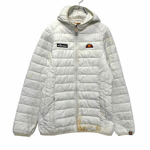 ellesse ライトダウンジャケット L位 ホワイト エレッセ ビッグサイズ 古着卸 アメリカ仕入 a510-5295