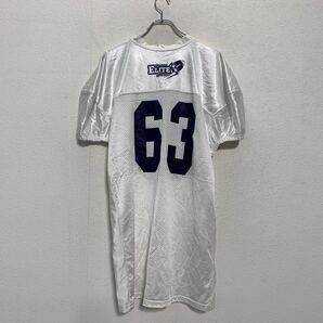 RUSSELL 半袖 ゲームシャツ 2XL ホワイト ネイビー ラッセル メキシコ製 ビッグサイズ ナンバリング 63 古着卸 アメリカ仕入 a604-5570の画像4