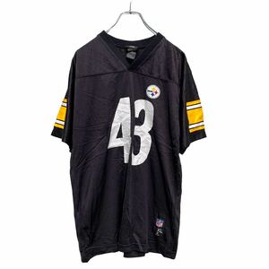 NFL TEAM APPAREL ゲームシャツ ユースXLサイズ キッズ スポーツ ブラック 古着卸 アメリカ仕入 a604-5537