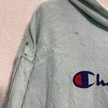 champion ロゴ スウェット パーカー XL ライトブルー ネイビー チャンピオン ビッグサイズ フーディー 古着卸 アメリカ仕入 a511-5306_画像8