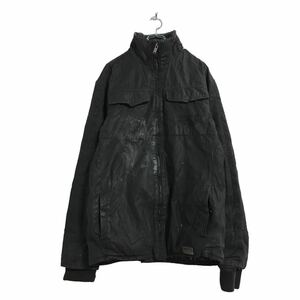 FIRETRAP ジップアップ ジャケット XL ブラック ワークジャケット 古着卸 アメリカ仕入 a511-5852