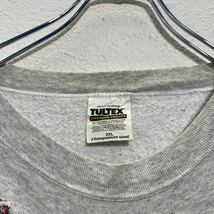 TULTEX プリント スウェット トレーナー 2XL グレー レッド タルテックス 裏起毛 古着卸 アメリカ仕入 a511-5488_画像6